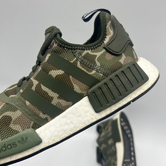 ADIDAS NMD R1 DUCK CAMO SHOES MENS SIZE 8 ATHLETIC SHOES GREEN BROWN TAN - Picture 7 of 11
